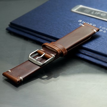 軍錶.運動錶- 手工限量復古油腊皮款錶帶 ( 22mm.21mm.20mm.19mm.18mm )