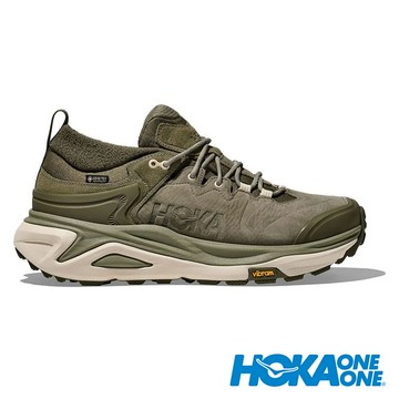 【HOKA】男Kaha 3 Low GTX低筒多功能健行鞋『尤加利綠/樺木』1162532 戶外 露營 登山 健行 休閒 時尚 低筒 健行鞋