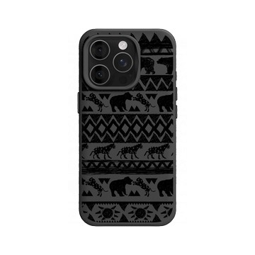 iPhone 16 Pro SolidX 黑 - 花生騷 WasangShow - 熊與豹