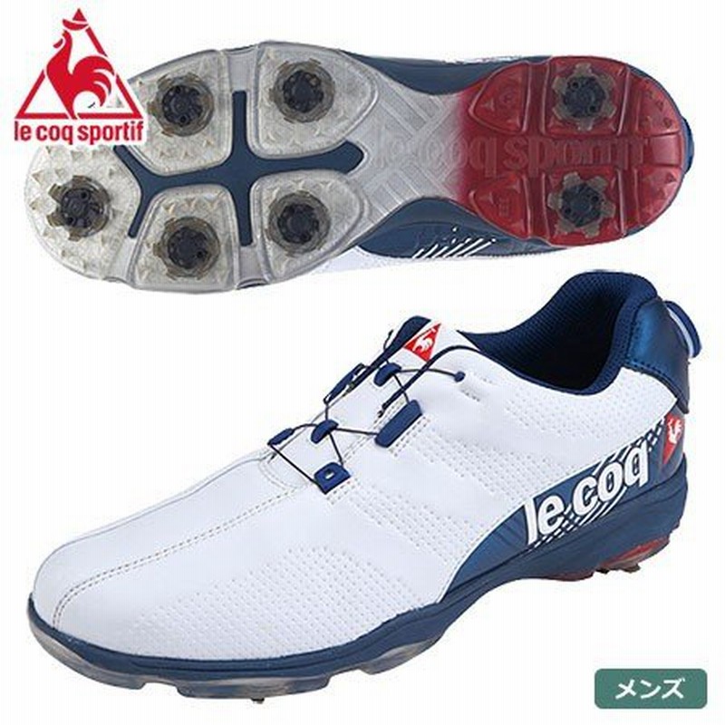 ルコックスポルティフ ゴルフ メンズ ゴルフシューズ Qq2nja00 Whbl ホワイト ブルー Le Coq Sportif Golf 通販 Lineポイント最大0 5 Get Lineショッピング