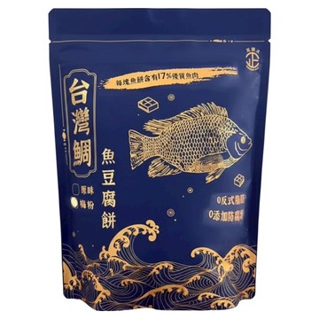 正經人 台灣鯛魚豆腐餅 梅粉口味  1個  100g