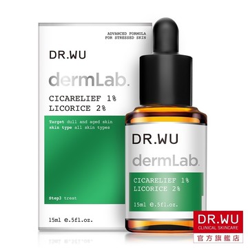 DR.WU 1%積雪草舒敏修護精華15ML【盒損品202702】