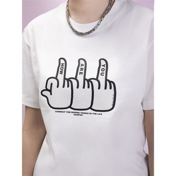 衛衣/體恤 中指 say Hi