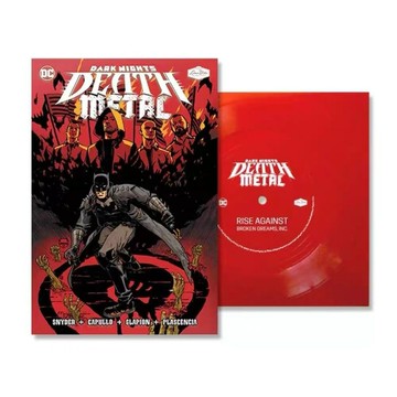 DC系列Dark Nights Death Metal 1 7寸方形紅膠 1LP+32P漫畫
