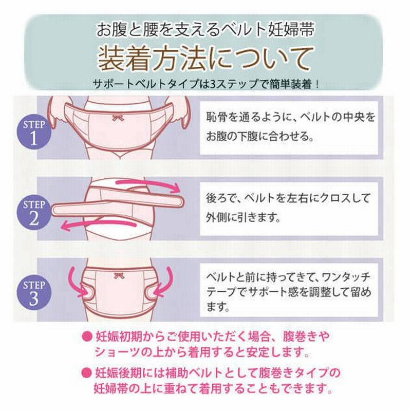 マタニティ 腹巻き 腰ささえ帯 - マタニティ