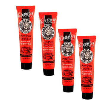 【澳洲 Grandpawpaw】木瓜軟膏含曼努考蜂蜜葵花籽油(4入組 25g/條)