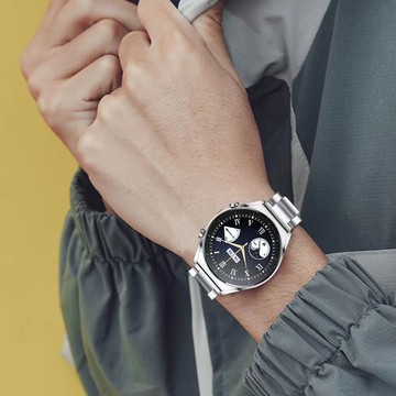 通用20/22mm 磁吸不鏽鋼手錶帶 適用 三星 GalaxyWatch 6 5 4 佳明錶帶 955 255 蝴蝶卡扣