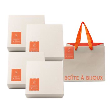 【珠寶盒法式點心坊】春韻禮盒x4盒-附提袋 (過年送禮/禮盒/餅乾)