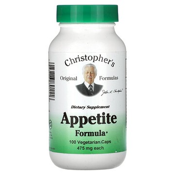 Christopher's Original Formulas, 食慾配方，475 毫克，100 粒素食膠囊