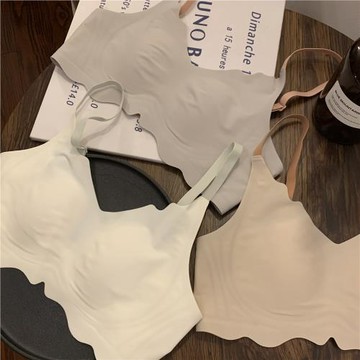 無痕內衣女小胸聚攏夏季薄款無鋼圈收副乳大胸顯小性感新款文胸罩