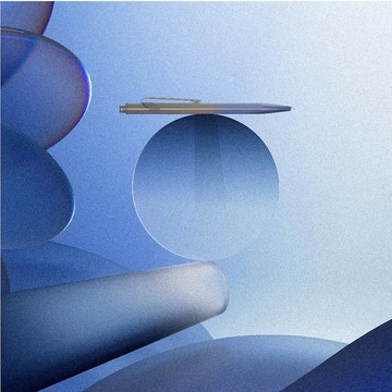 CARAN D ACHE 卡達 849 Claim Your Style V - 風暴藍 免費刻字