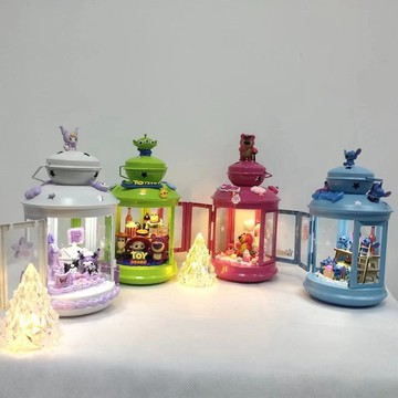 【新品上市】洛特拉燭臺diy蠟燭臺白色貓和老鼠生日紀念禮品裝飾diy手作交換禮物檯燈