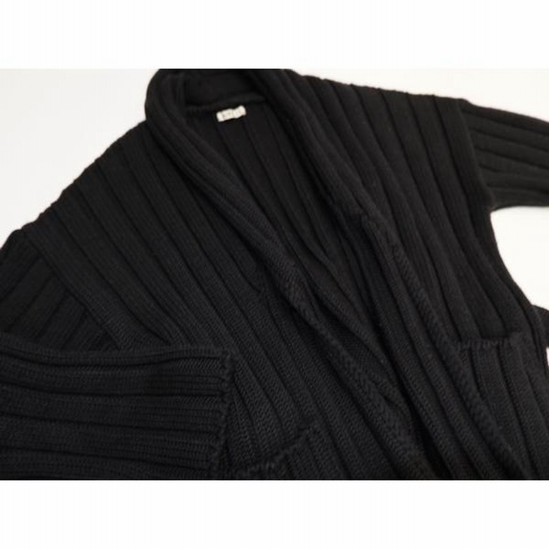 AURALEEオーラリーWOOL CORD RIB KNIT GOWNウールリブニットガウン