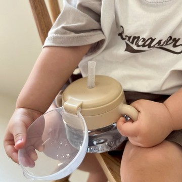 【安琪兒婦嬰百貨】MEROWARE ALICE嬰幼兒吸管杯 2025年新款-奶茶啡