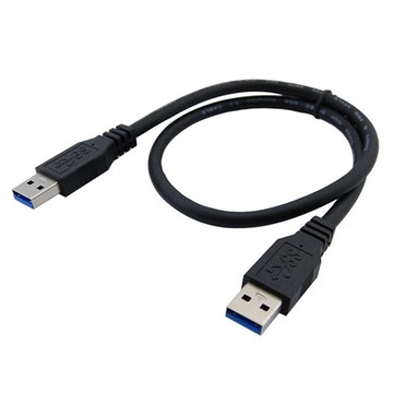Cable 28/24AWG 96編OD5.5 USB 3.0 A公 B公  50cm  黑色  1條