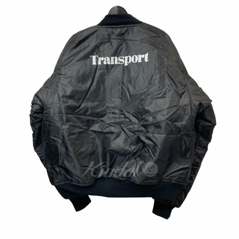 値下げ】TRANSPORT 「TP MA-1」MA-1ジャケット ブラック サイズ：2（L 