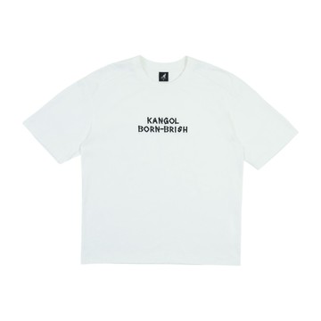 KANGOL 短T 白色 字母 涼感 微落肩 短袖 中性 6625101000