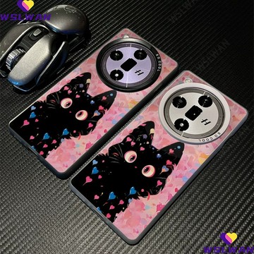 可愛甜酷貓咪 彩銀鐳射IMD 防摔手機殼 OPPO FindX9Ultra X9SPro X8 X7 X6 X5 Pro