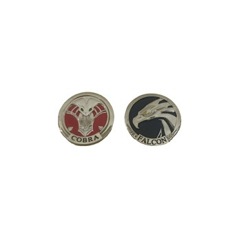 [台灣現貨] COBRA FALCON 金屬徽章 鋅合金 戰隊徽章 胸章 磁鐵 磁鐵胸章