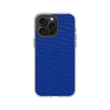 iPhone 15 Pro Max Clear 透明 - Ocean Collection: Let's Sea 海洋系列：一路向海 - 海波交響（月光海）