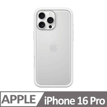 【RhinoShield 犀牛盾】iPhone 16 Pro Mod NX 邊框背蓋兩用手機殼-白色