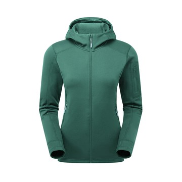 RAB Womens Modulus Hoody 快乾排汗彈性保暖連帽外套 女款 尤加利綠 #QFG16