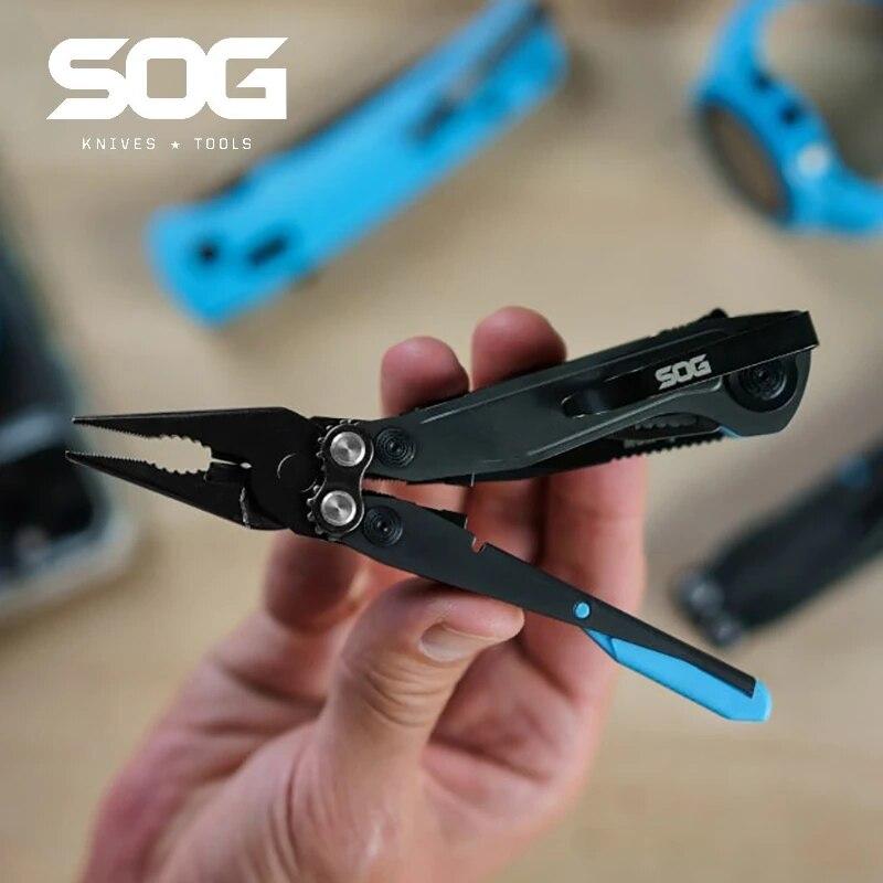 Sog-多機能折りたたみ式キャンププライヤー 屋外旅行 ハイキング 旅行 組み合わせたツールプライヤー