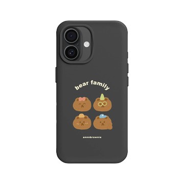 iPhone 16 SolidX 黑 - 布朗尼 annnbrownie - 油畫熊熊