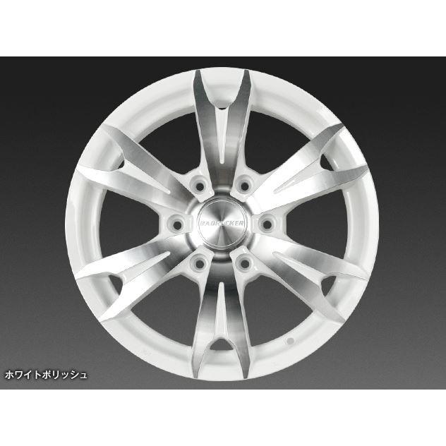 415コブラ バッドラッカーD(6.5J) ホワイトポリッシュ 17インチ