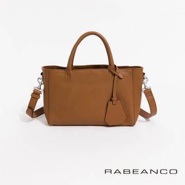 RABEANCO 迷時尚系列優雅兩用小手提包(小)咖