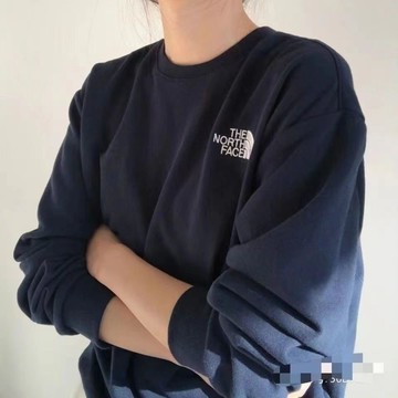 【 𝑭𝒍𝒐𝒘𝒆𝒓𝒔𝒆𝒂】The North Face刺繡 大學T經典簡約 美式大學T 重磅 刷毛大學T