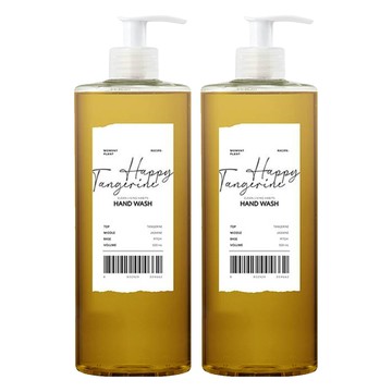 MIMI LAURYNE'S 植物萃取香氛洗手乳 Happy Tangerine 500ml  2瓶