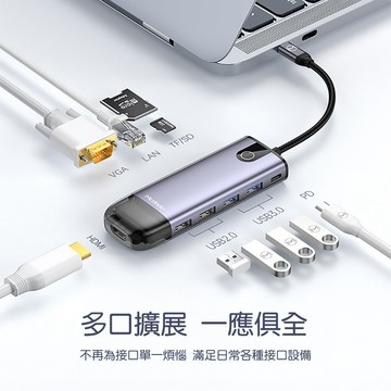 Mcdodo 智享系列10合1 USB-C拓展塢HUB HU742