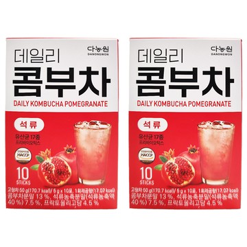 Danongwon 乳酸菌康普茶 石榴  10包  5g  2盒