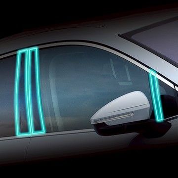 小馬汽車工坊_SKODA_ENYAQ_B柱飾板保護貼