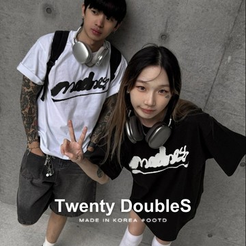 【20ss_select】韓國 手繪街頭英文寬版短T 男生短袖 女生短袖 情侶衣 短T 寬鬆上衣 T恤  短袖 夏季短袖