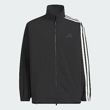 Adidas St 3st Wv Tt JL6091 男 立領外套 運動外套 休閒穿搭 黑 白 亞版