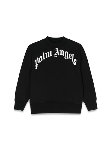 Palm Angels Classic Curved Logo Crewneck