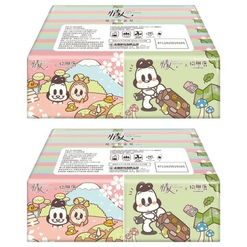 情人 狗與鹿袖珍包面紙 10張 抽取式面紙 不含螢光劑  30包  2組