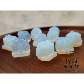 蛋白石醒獅 串珠 散珠 穿搭手鍊配件 文藝飾品配件 文玩小物G8