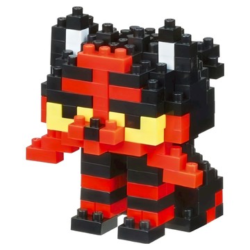 nanoblock 河田積木 KWD 積木 NBPM 049 火斑喵 110  1個  混和顏色