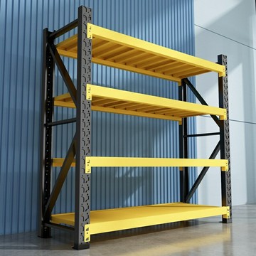 【重型承重】倉儲貨架 置物架 收納架 儲物架 貨架 倉庫貨架 多層鐵架 商用超市 家用倉庫 堅固耐用 可調節層高