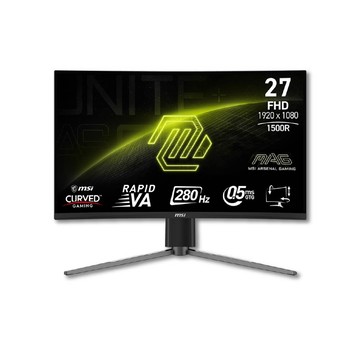MSI 【MAG 276CPXF 電競螢幕】27吋曲面｜VA｜FHD｜280Hz