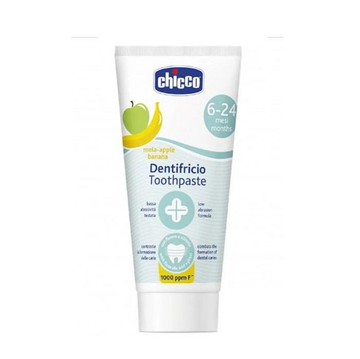 Chicco兒童木糖醇含氟牙膏50ml-蘋果香蕉(CCA121000) 164元
