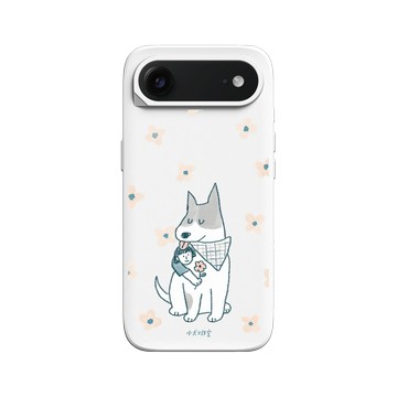 iPhone Air SolidX 白 - 小犬工作室 The little K9s - I'm with you（狗款）