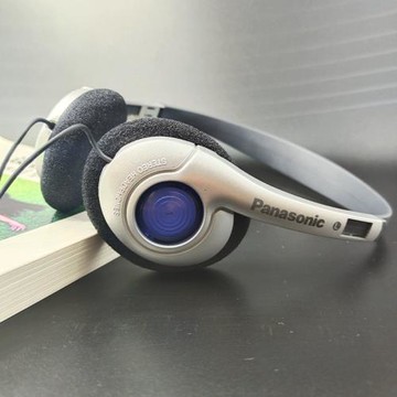 經典懷舊百元音質日系品牌CD機配機耳機松下輕便小型頭戴式短線