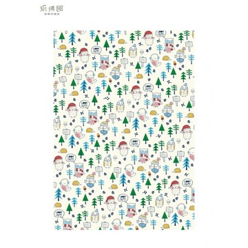 【阿翔小舖】『紙博館』A4花紋紙-貓頭鷹C4253 長29.7cm*寬21cm 單張