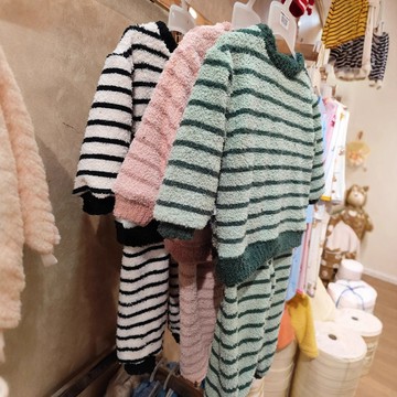 ATL 兒童睡衣 男女童秋冬睡衣 兒童居家服 兒童家居服 加厚冬季韓版新款 單邊絨睡衣套裝 中大童分體男童兩件套