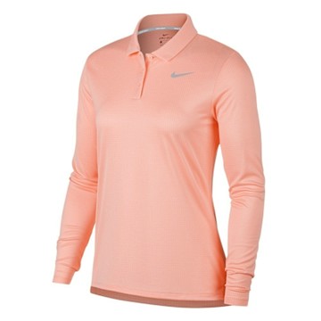 NIKE LONG-SLEEVE 女士 高爾夫長袖 POLO衫(929536-646)