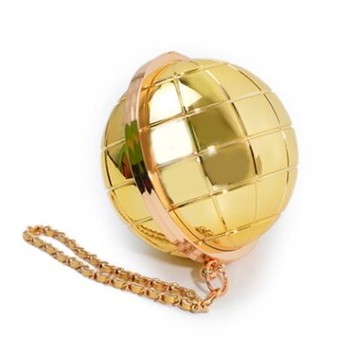 現貨+預購 晚宴包獨特手拿包-潮流個性金色球型手提女包包73ft18【獨家進口】【米蘭精品】